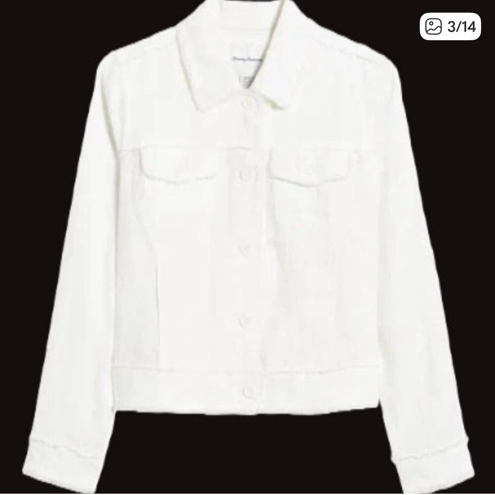 Tommy Bahama Two Palms Raw-Edge Linen Jacket - Picture 3 of 5